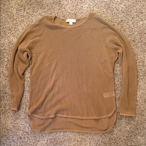 Michael Kors Hi-Lo Camel Sweater - XL